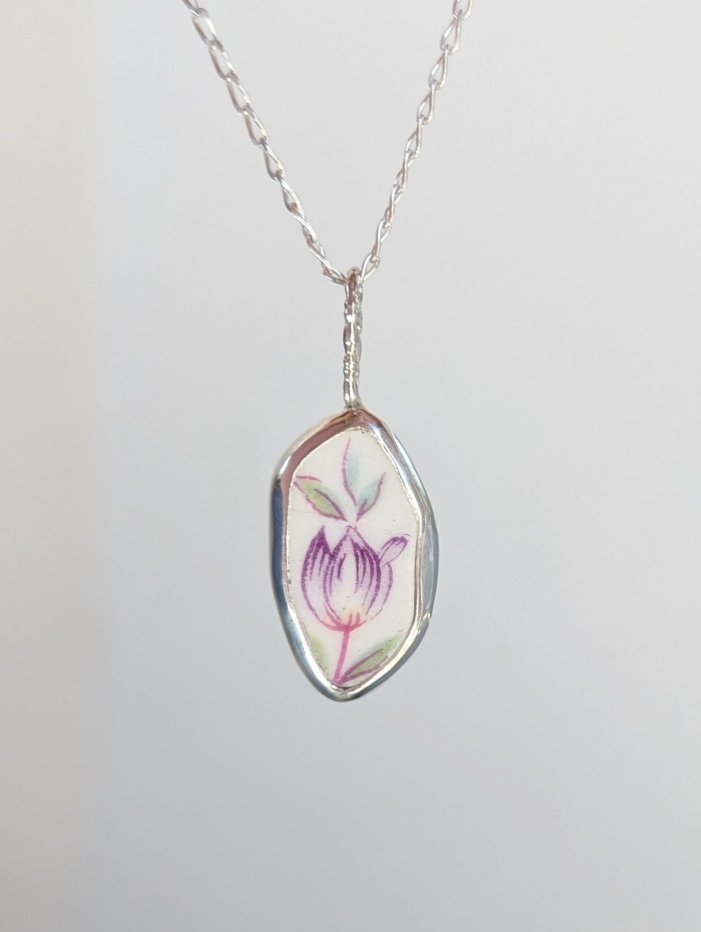 Collier porcelaine