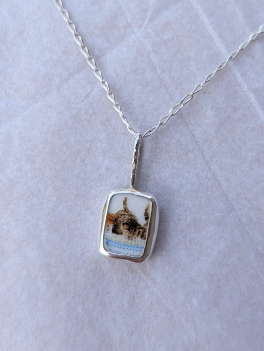 Collier porcelaine