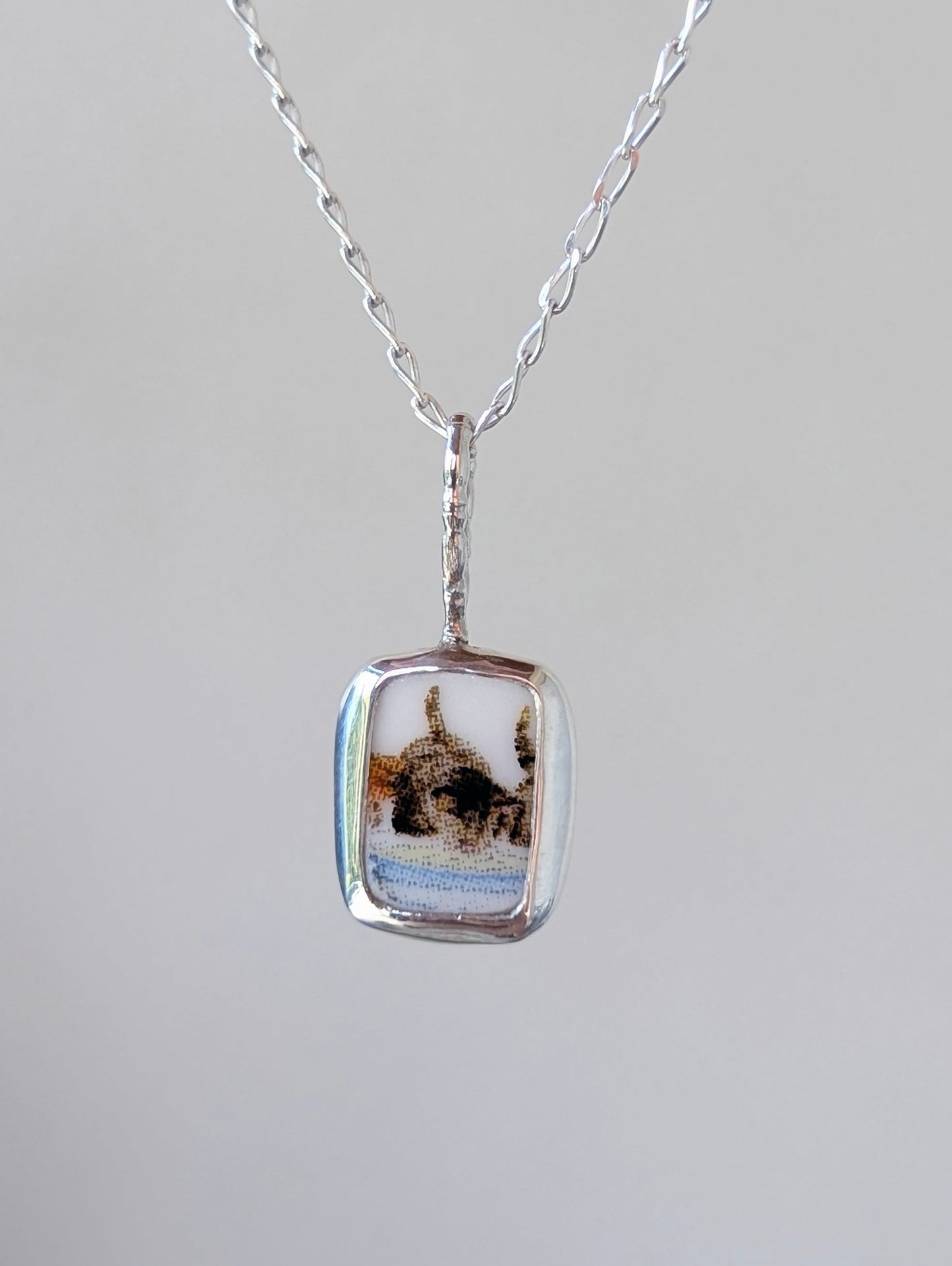 Collier porcelaine