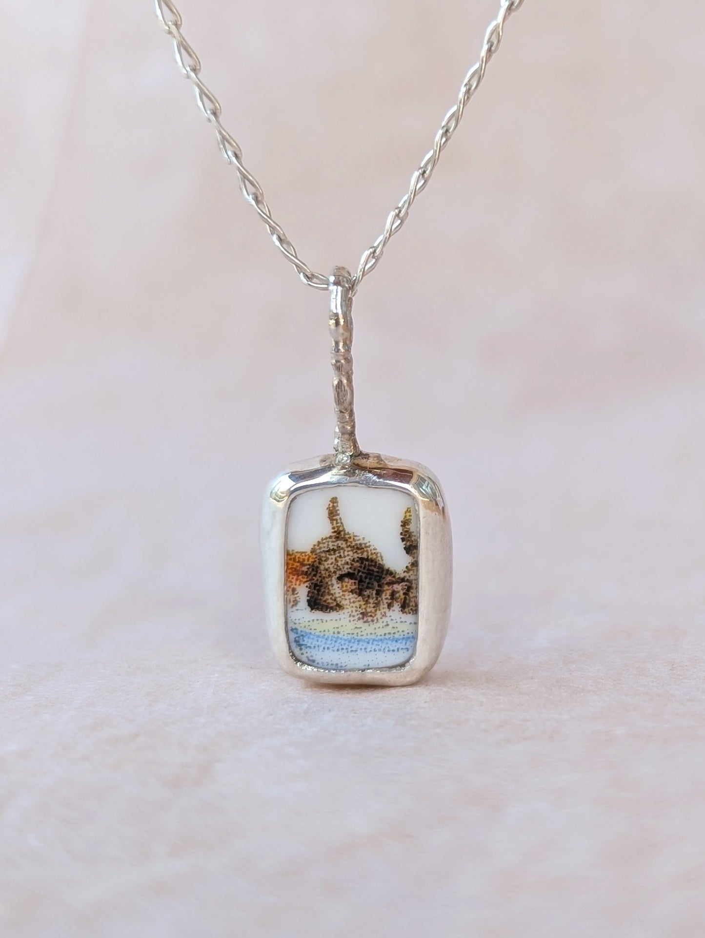 Collier porcelaine