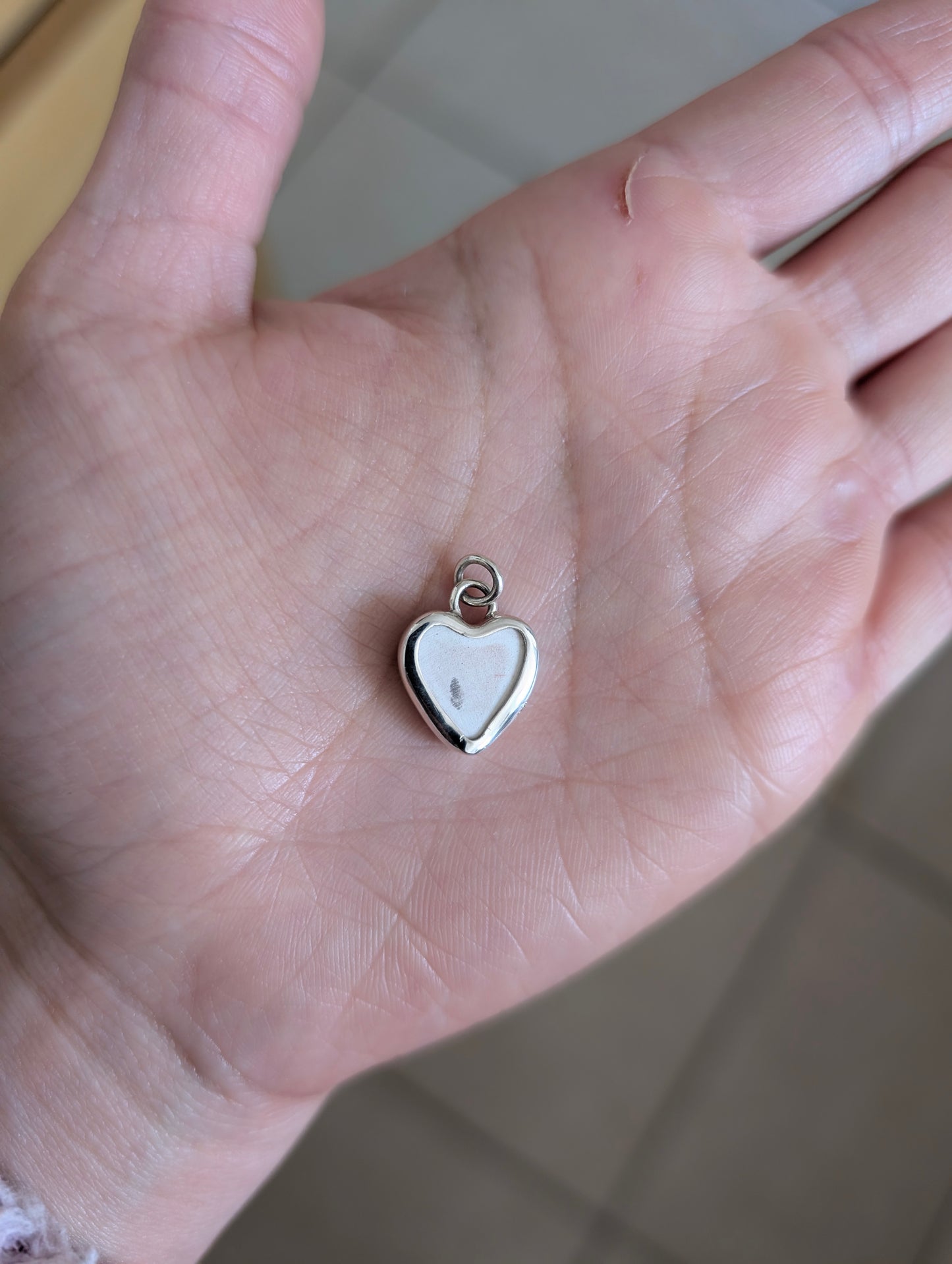 Collier poterie coeur