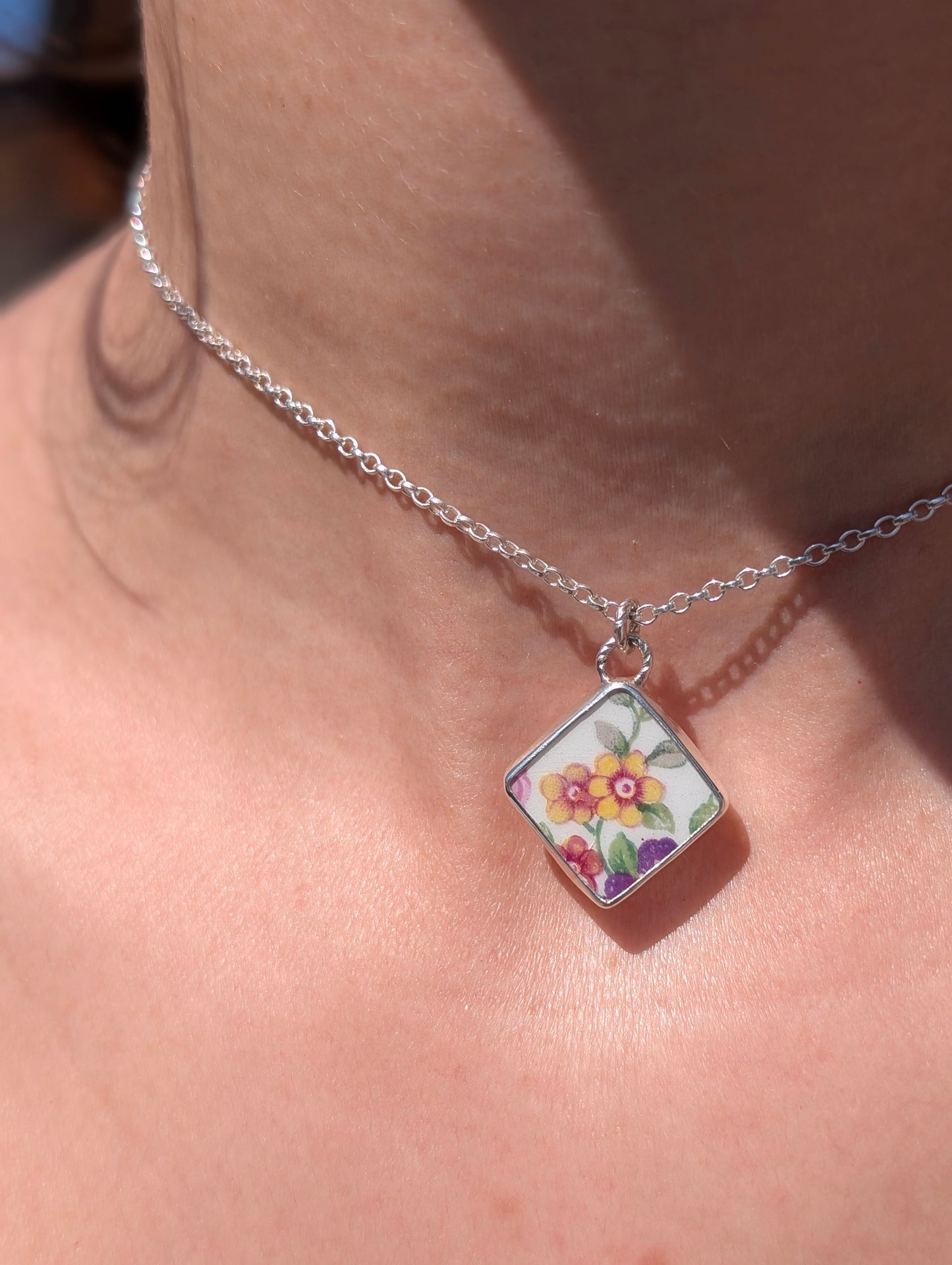 Collier porcelaine opaque