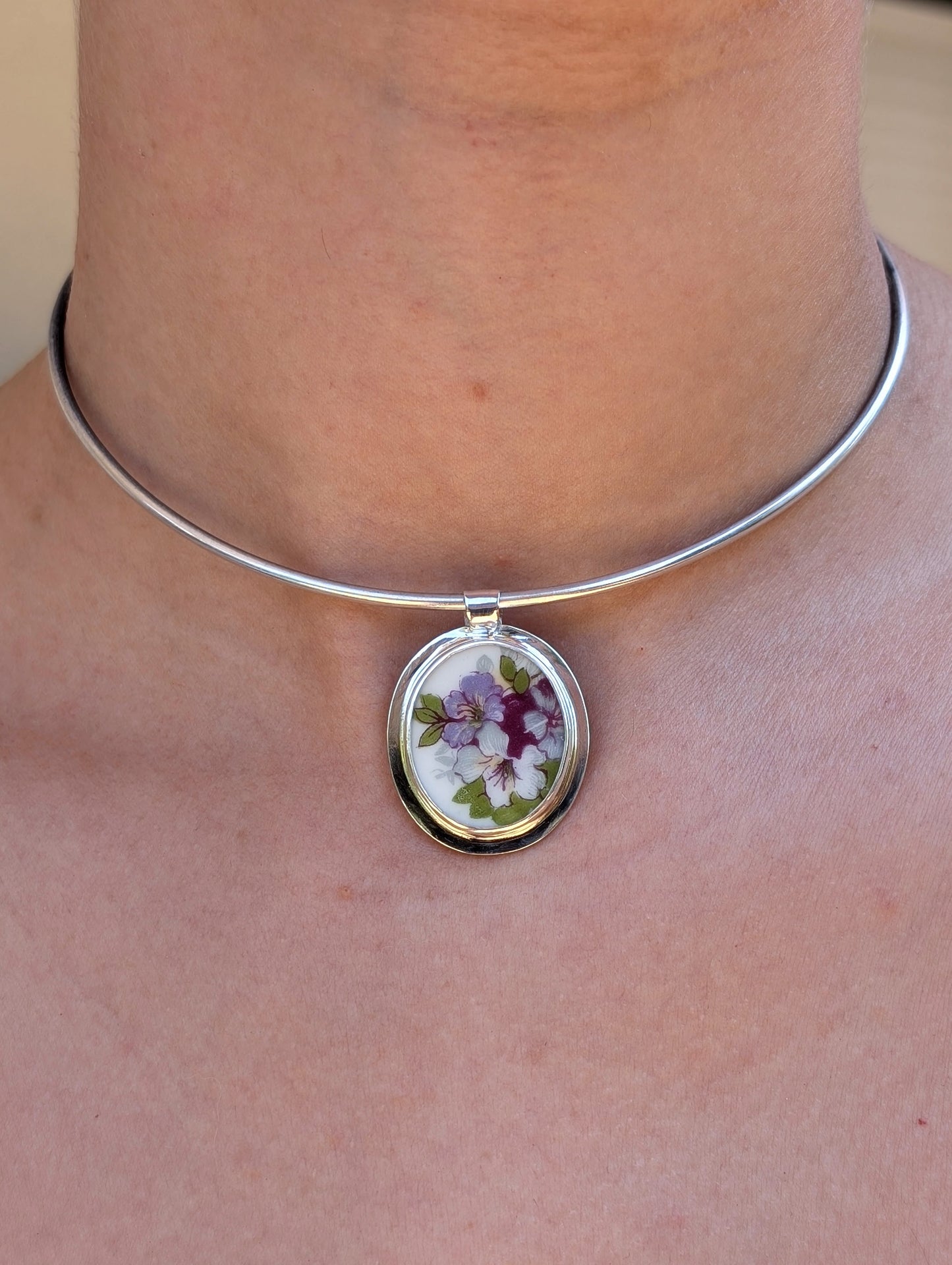 Collier porcelaine