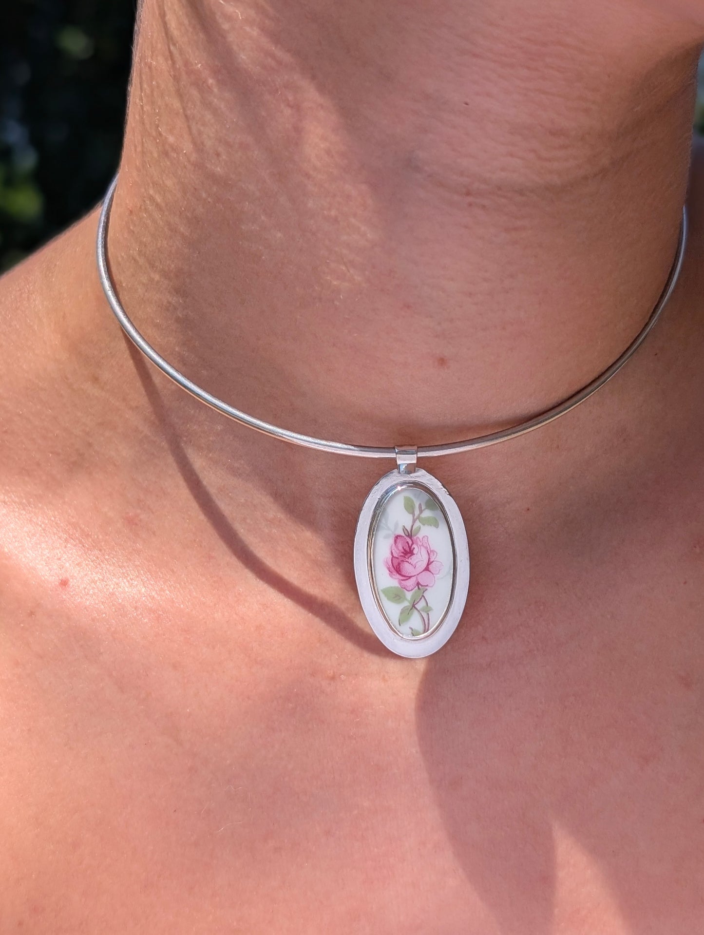 Collier porcelaine