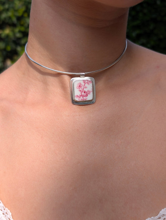 Collier porcelaine