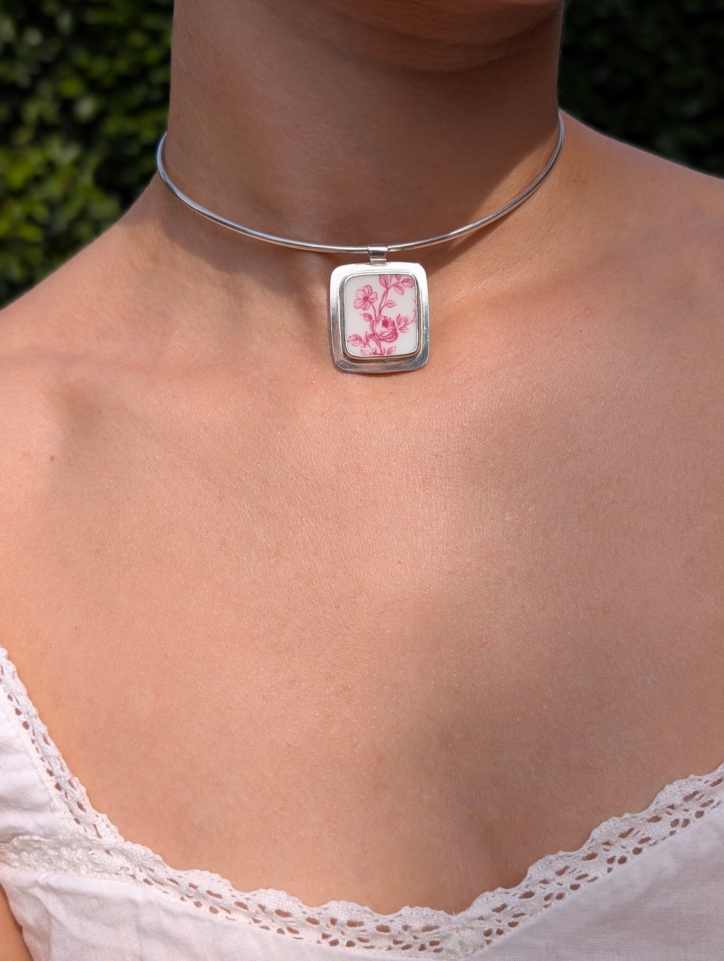 Collier porcelaine