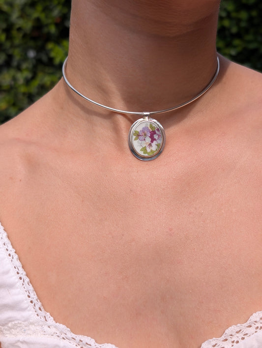 Collier porcelaine