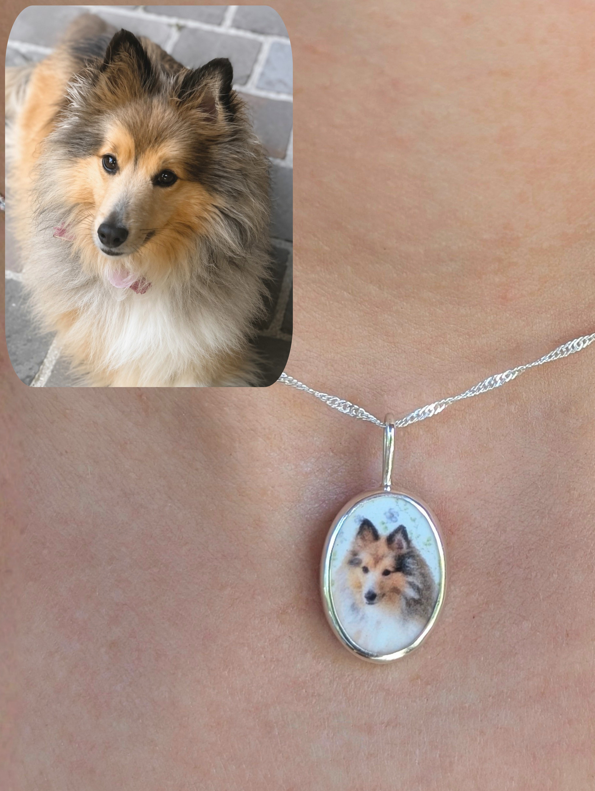 pendentif mémoriel personnalisé chien