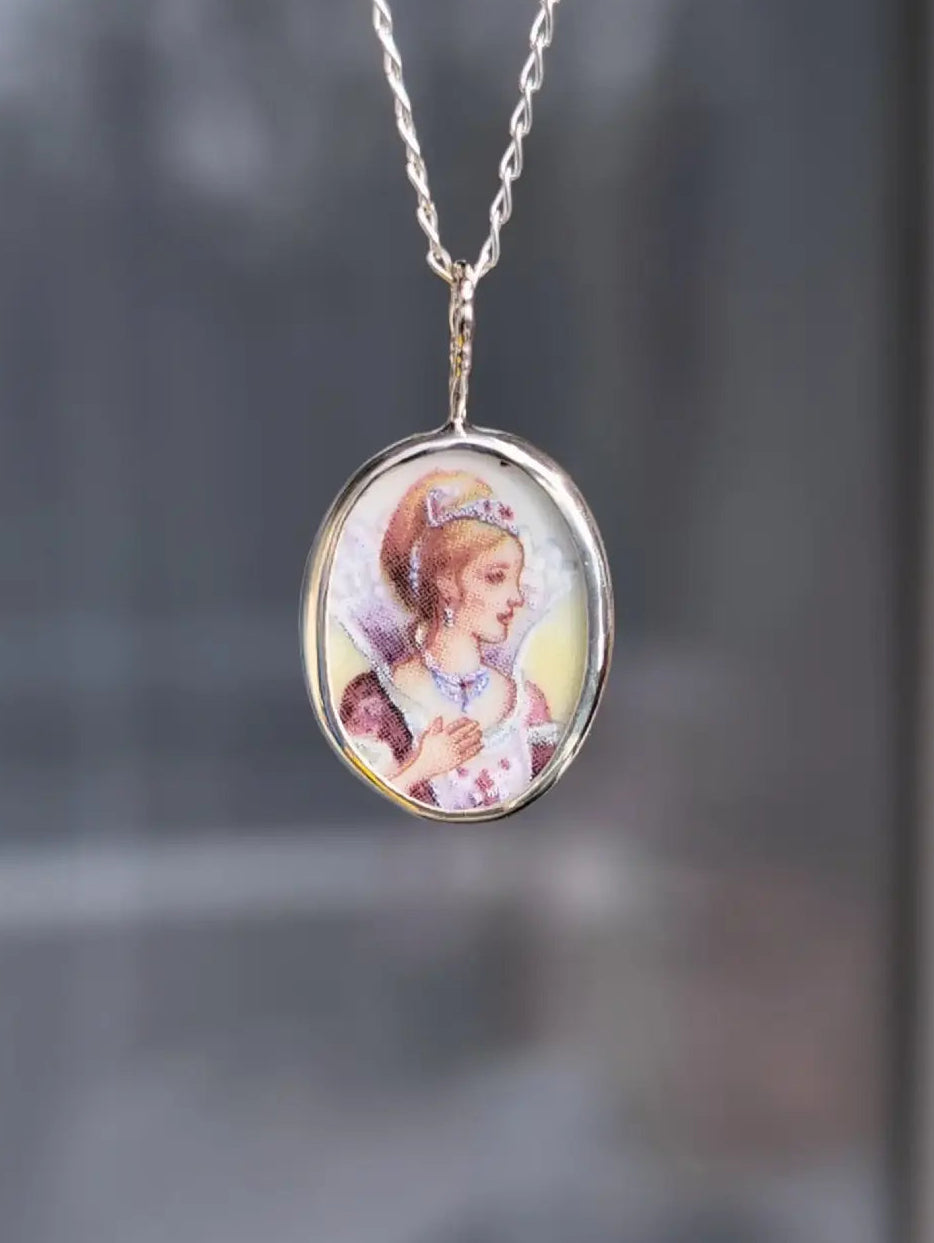 Collier porcelaine princesse