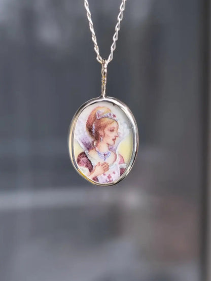 Collier porcelaine princesse
