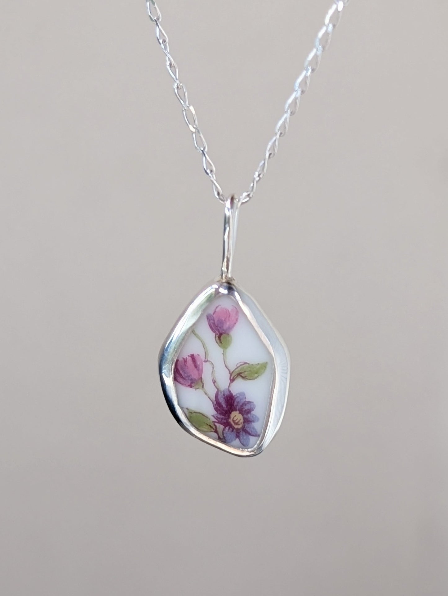 Collier porcelaine