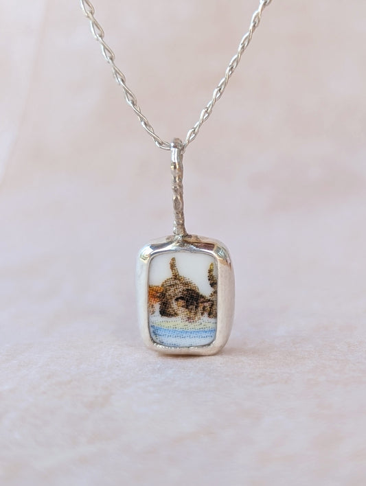 Collier porcelaine