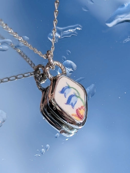 Collier souvenir porcelaine