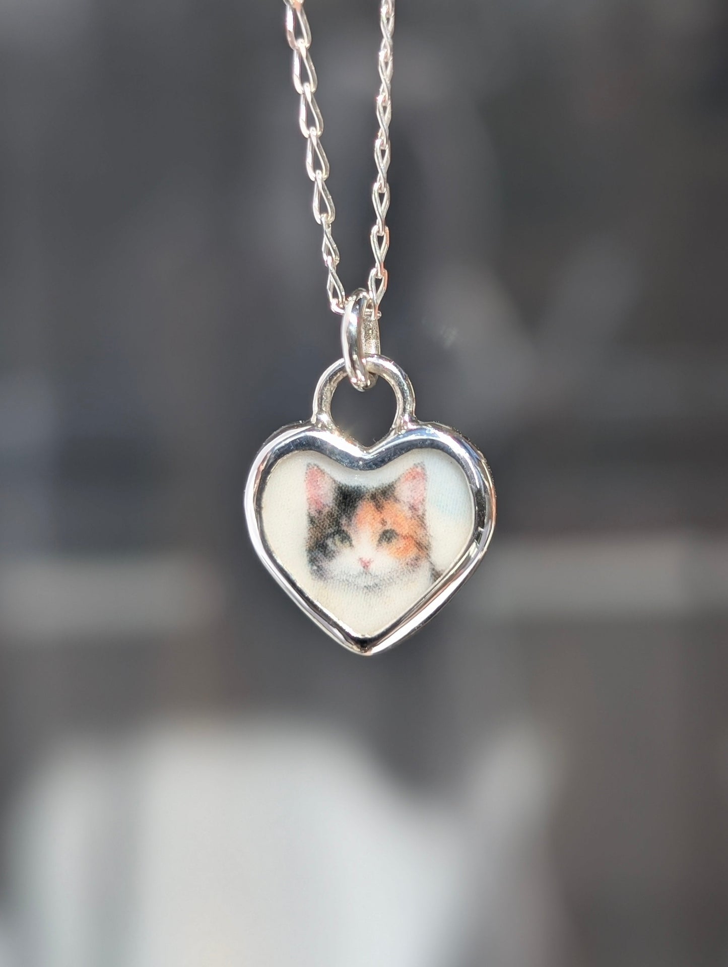 Collier chat bicolor