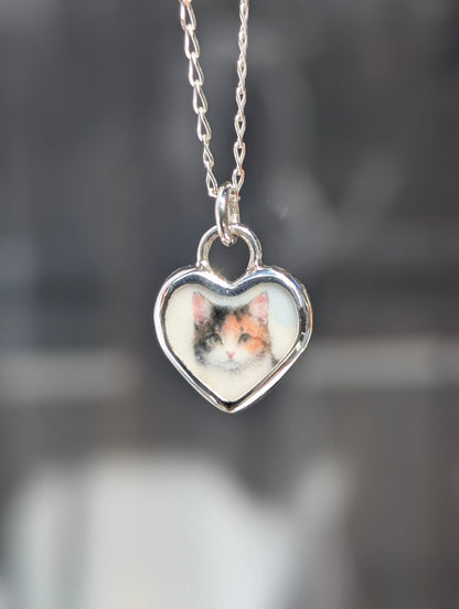 Collier chat bicolor