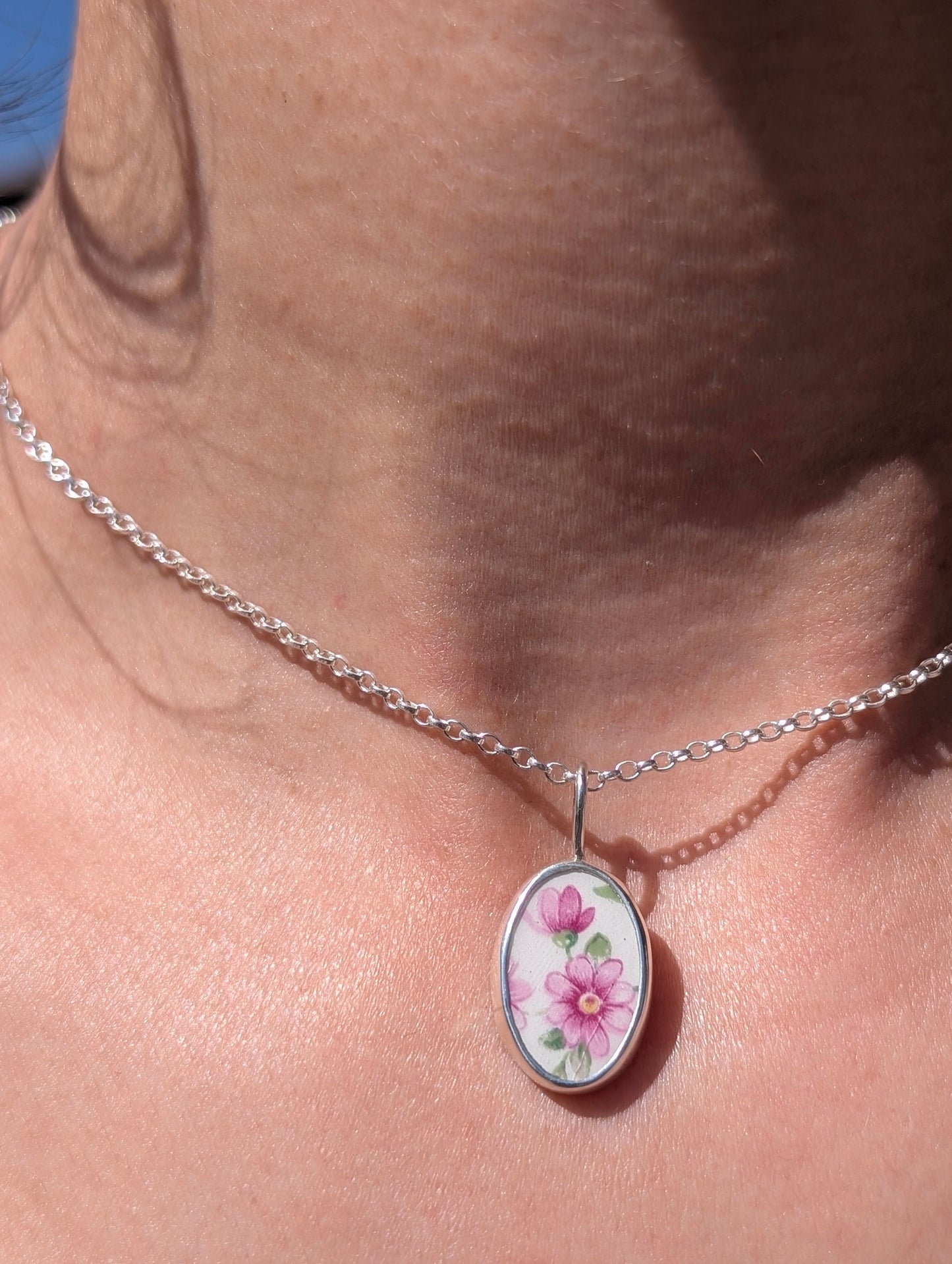 Collier porcelaine