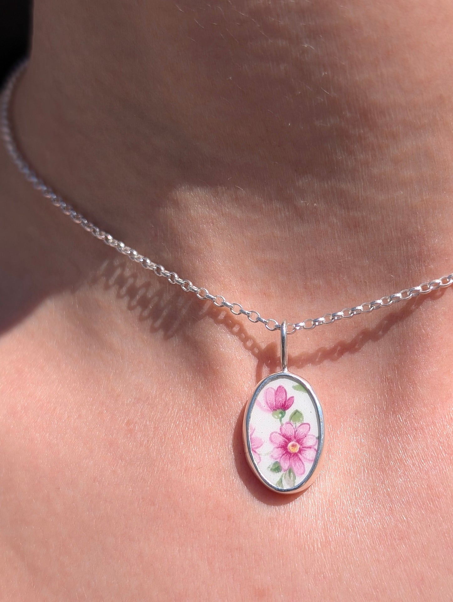 Collier porcelaine