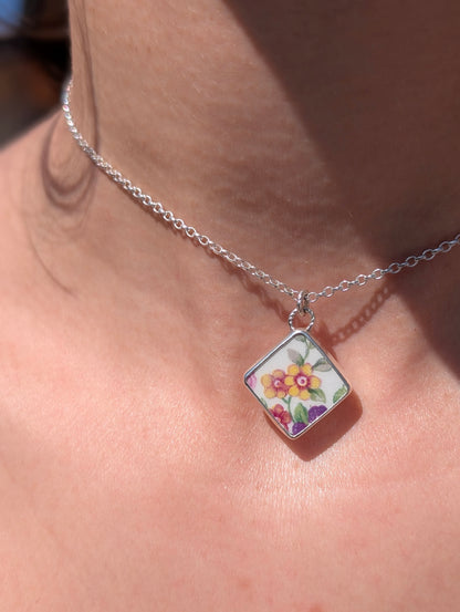 Collier porcelaine opaque
