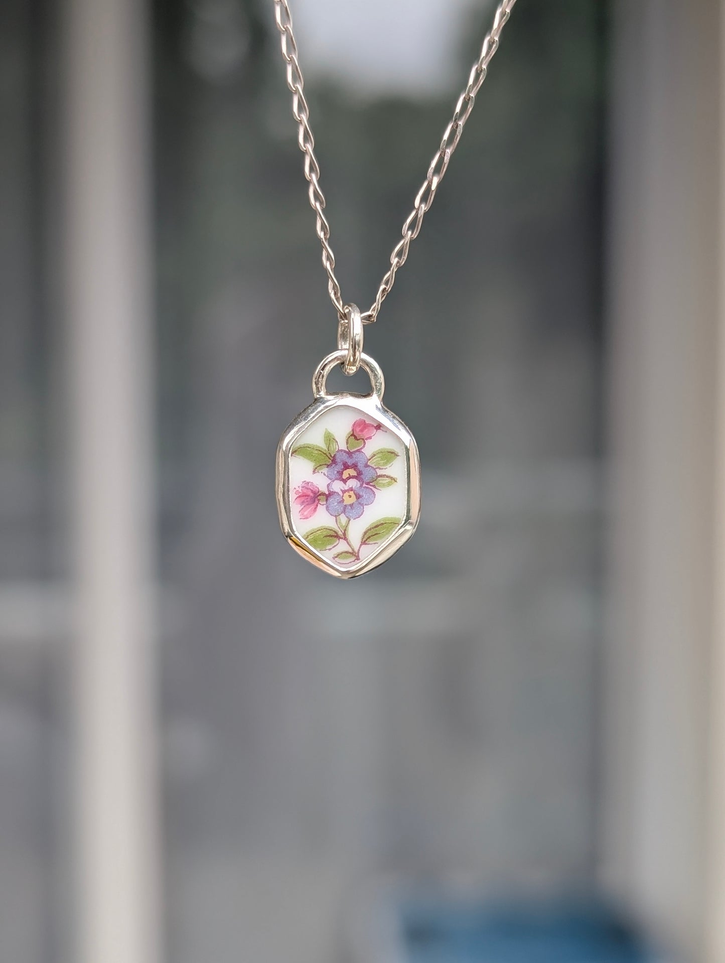 Collier porcelaine