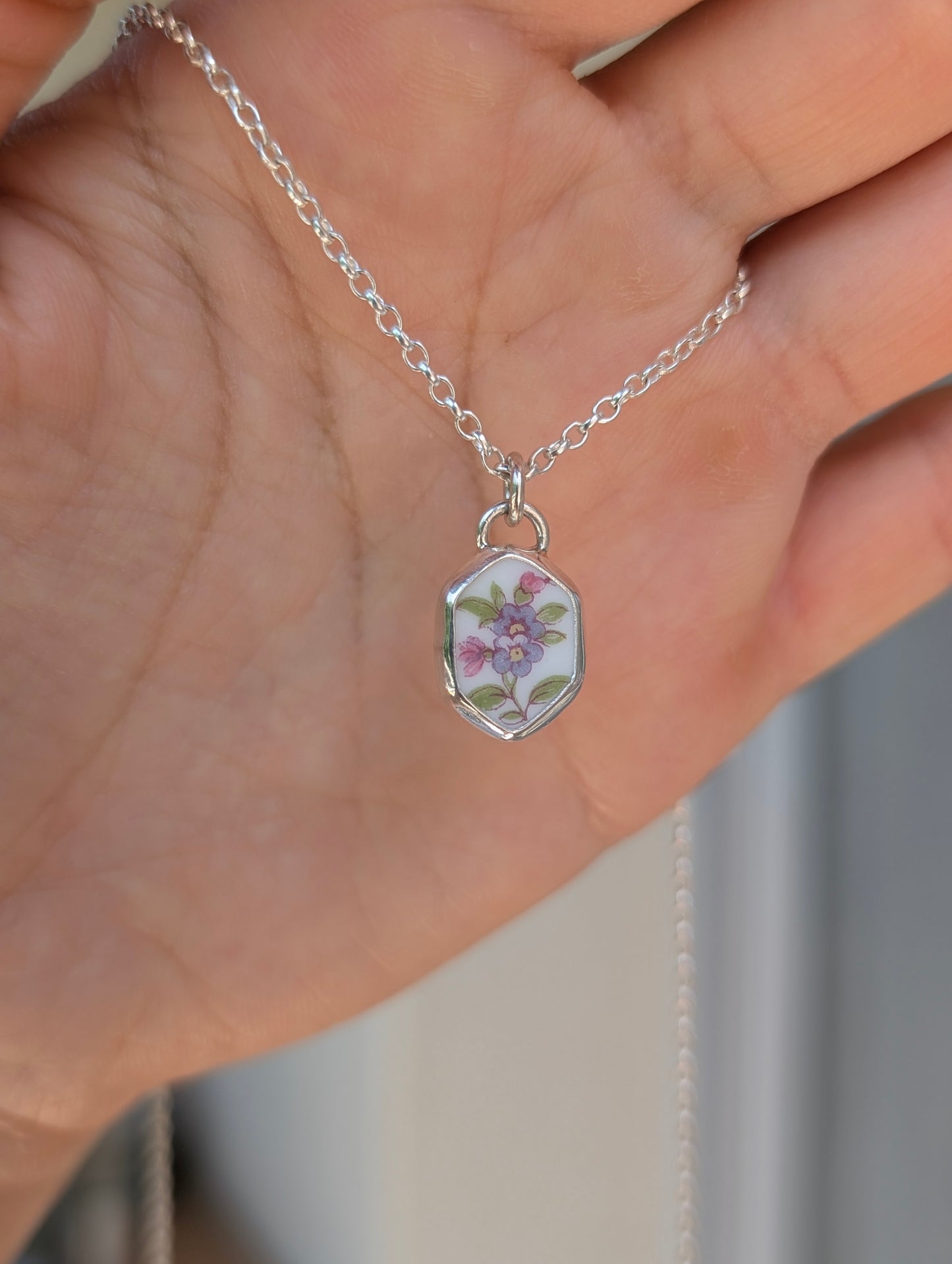 Collier porcelaine