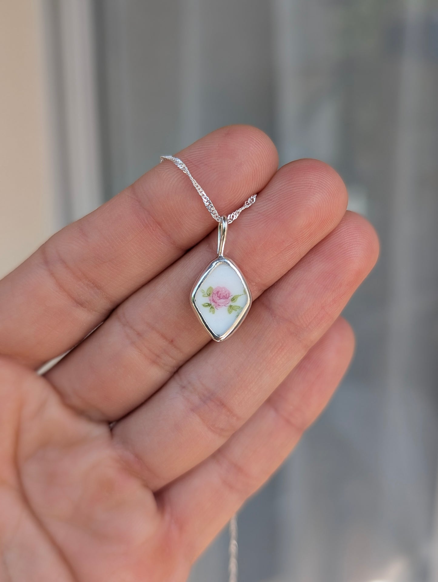 Collier porcelaine
