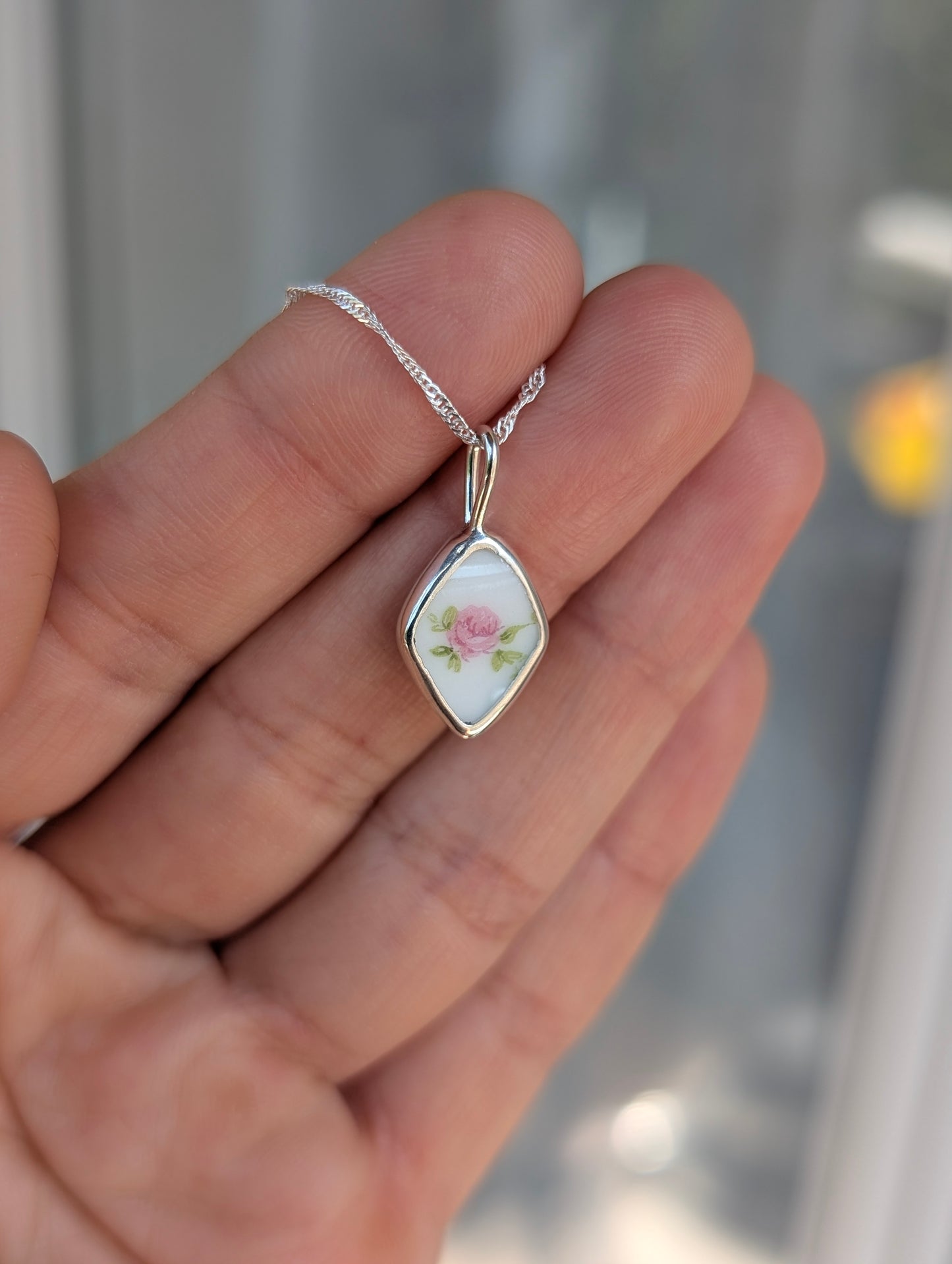 Collier porcelaine
