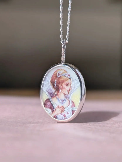 Collier porcelaine princesse