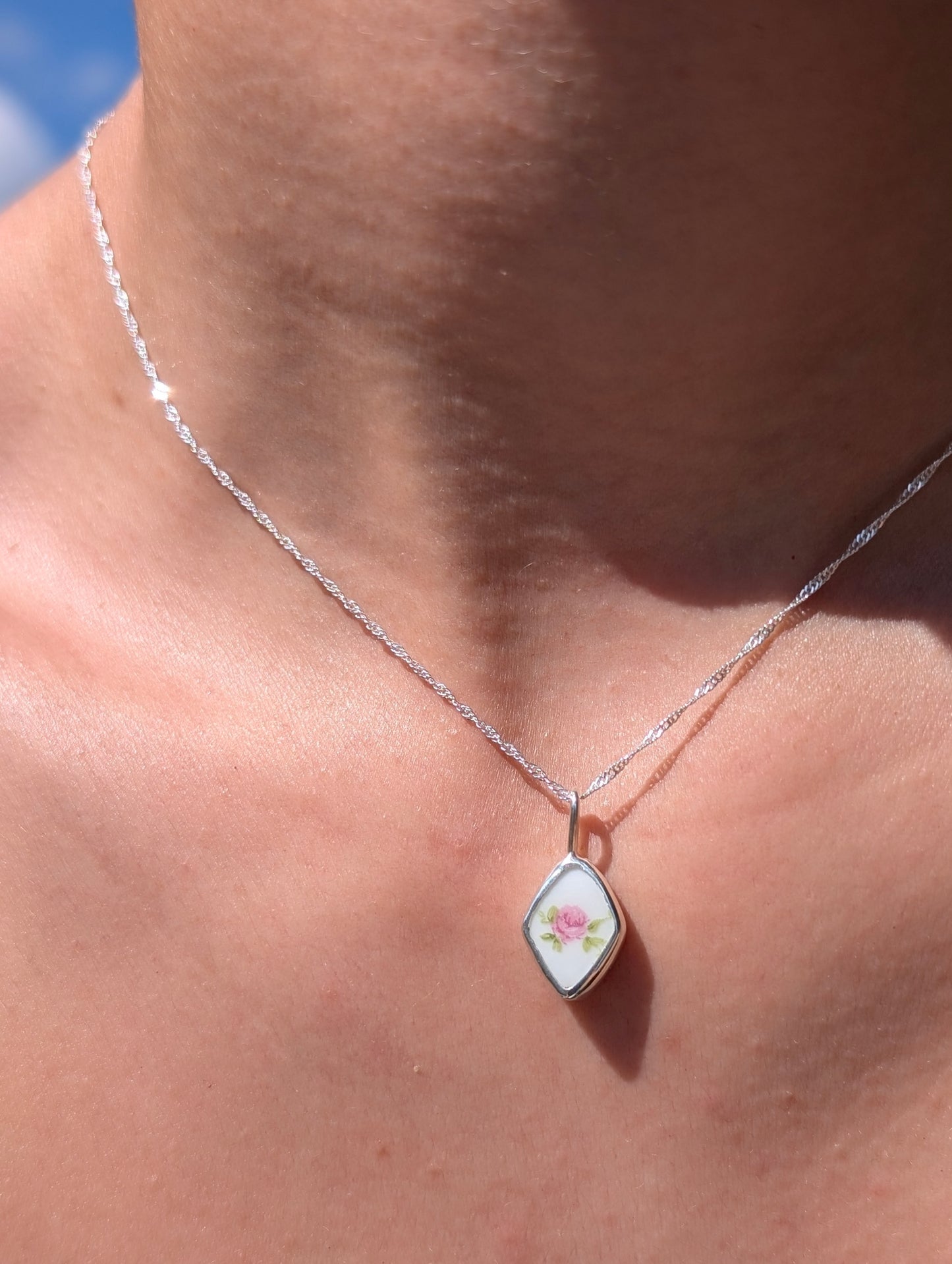Collier porcelaine