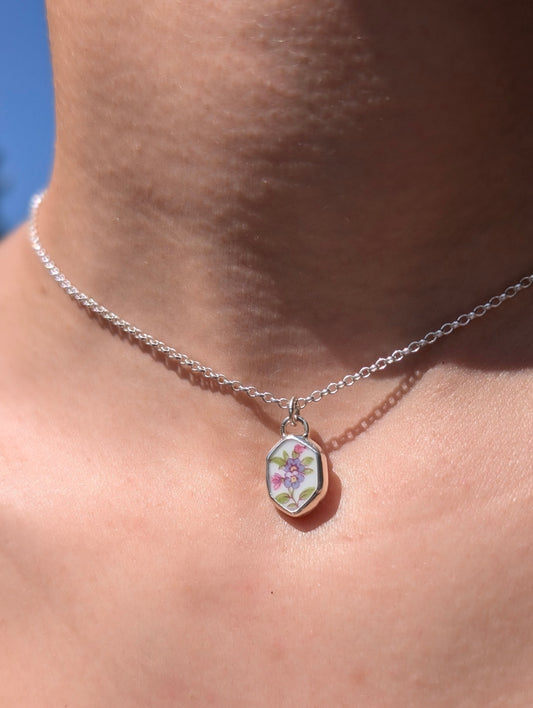 Collier porcelaine