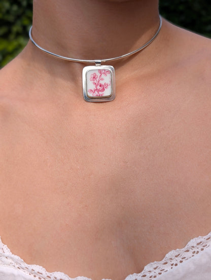 Collier porcelaine