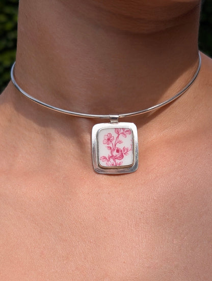 Collier porcelaine