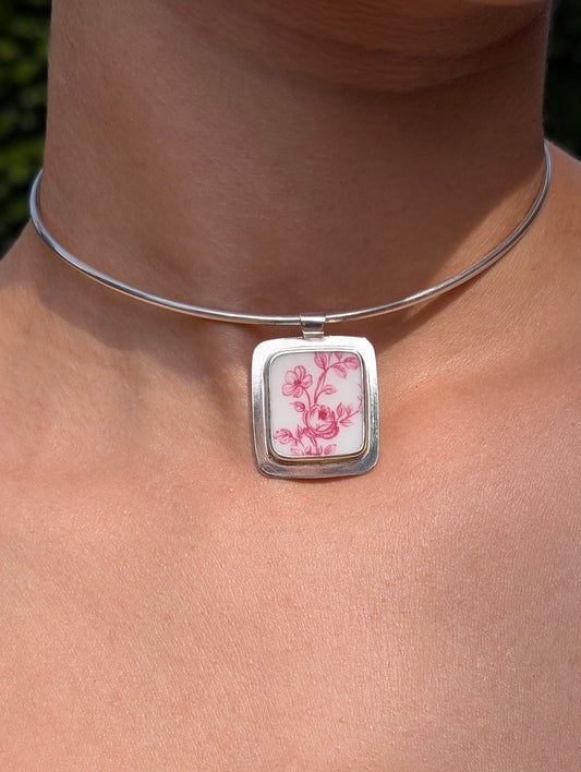 Collier porcelaine