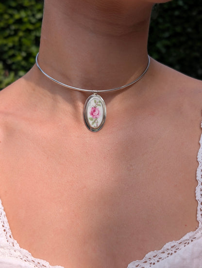 Collier porcelaine
