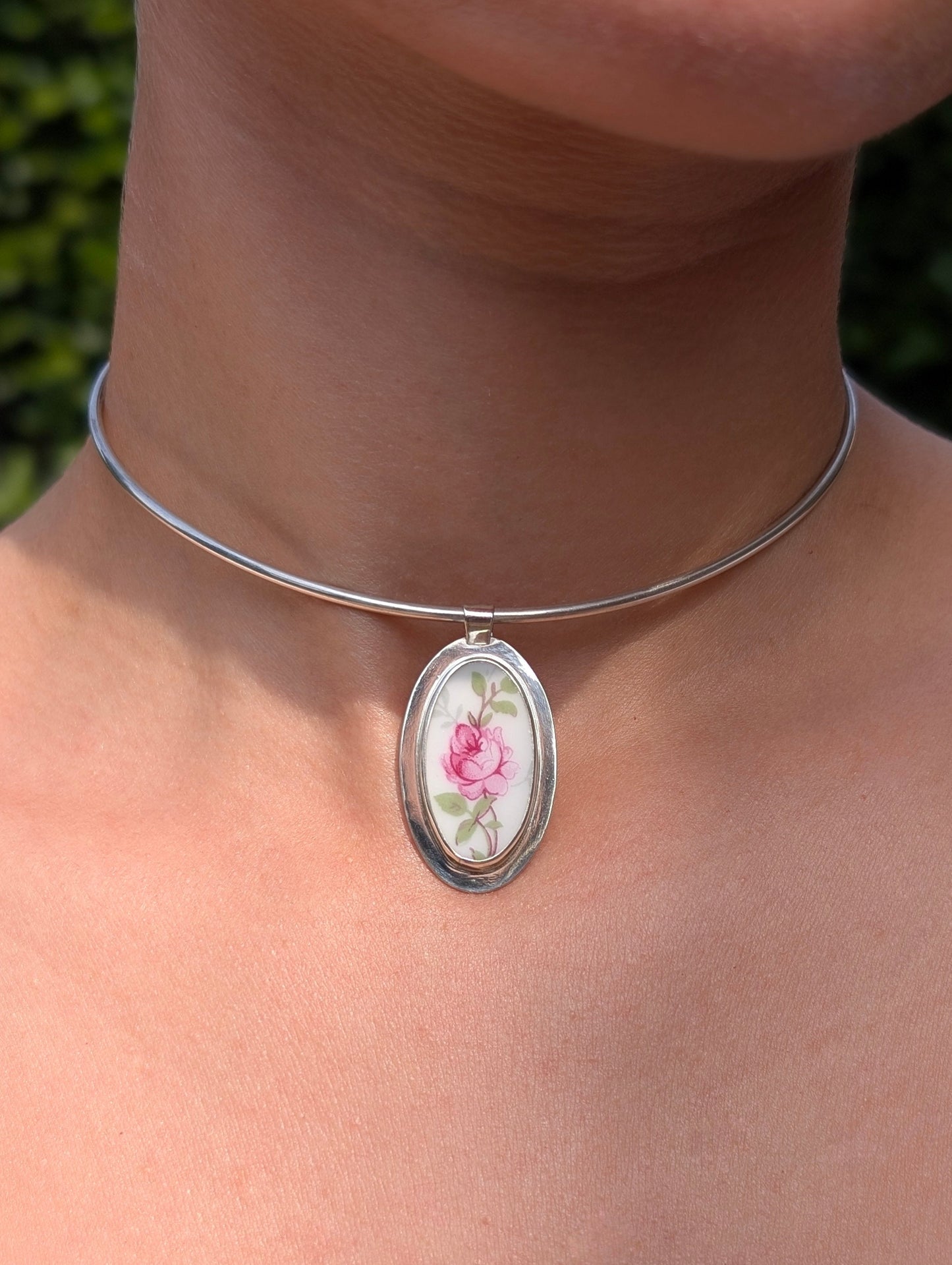 Collier porcelaine