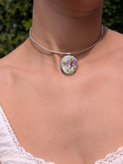 Collier porcelaine
