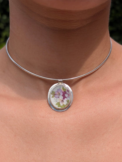 Collier porcelaine